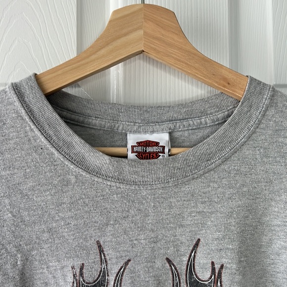 Vintage Harley Davidson Myrtle Beach Hanes BEEFY tee size XL - Picture 5 of 7